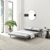 Bobby Grey Velvet Double Folding Sofa Bed