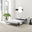 Bobby Grey Velvet Double Folding Sofa Bed