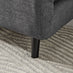 Bobby Dark Grey Fabric Double Folding Sofa Bed