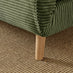 Bobby Green Jumbo Corduroy Folding Double Sofa Bed