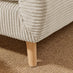Bobby Cream Jumbo Corduroy Single Folding Sofa Bed Chair
