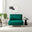 Bobby Green Velvet Single Folding Sofa Bed