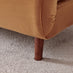 Bobby Orange Velvet Double Folding Sofa Bed