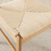2x Bonnie Oak Effect and Rope Dining Chairs