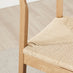 2x Bonnie Oak Effect and Rope Dining Chairs
