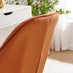 Booker Orange Velvet Swivel Office Chair