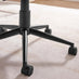 Booker Orange Velvet Swivel Office Chair