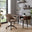 Booker Brown Faux Leather Swivel Office Chair