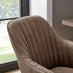 Booker Brown Faux Leather Swivel Office Chair