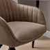 Booker Brown Faux Leather Swivel Office Chair