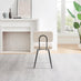 2x Braxton Cream Boucle Fabric Dining Chairs