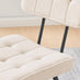 2x Braxton Cream Boucle Fabric Dining Chairs