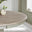 Bude Round Whitewashed and Light Grey Solid Wood 4 Seater Dining Table
