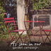Cabo Berry Red Metal 2 Seat Garden Bistro Set