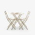 Cabo Cream Metal 2 Seat Garden Bistro Set