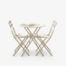 Cabo Cream Metal 2 Seat Garden Bistro Set