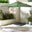 Cantilever Green Square Garden Parasol Only (No Base)