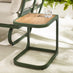 Capri Green Metal & Cream Garden Corner Sofa Set