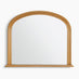 Cecily Gold Wood Large 110x90 Overmantle Arch Mirror