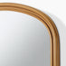 Cecily Gold Wood Large 110x90 Overmantle Arch Mirror