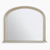 Cecily Silver Wood Large 110x90 Overmantle Arch Mirror