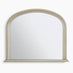 Cecily Silver Wood Large 110x90 Overmantle Arch Mirror
