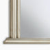 Cecily Silver Wood Large 110x90 Overmantle Arch Mirror