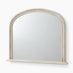 Cecily Whitewash Wood Large 110x90 Overmantle Arch Mirror