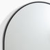 Charlie Black Metal Large 110x70cm Ovemantle Arch Mirror