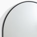Charlie Black Metal Large 110x70cm Ovemantle Arch Mirror