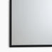 Charlie Black Metal Large 110x70cm Ovemantle Arch Mirror