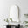 Charlie Gold Metal Large 110x70cm Ovemantle Arch Mirror