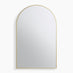 Charlie Gold Metal Large 110x70cm Ovemantle Arch Mirror