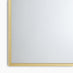 Charlie Gold Metal Large 110x70cm Ovemantle Arch Mirror