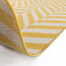 Chevron Yellow & Cream Rug 200x290