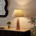 Connie Wood Tapered Table Lamp