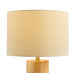 Connie Wood Cylindrical Pillar Table Lamp