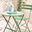 Cabo Green Metal 2 Seat Garden Bistro Set