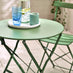 Cabo Green Metal 2 Seat Garden Bistro Set