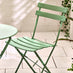 Cabo Green Metal 2 Seat Garden Bistro Set