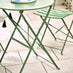 Cabo Green Metal 2 Seat Garden Bistro Set