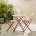 Cabo Pink Metal 2 Seat Garden Bistro Set