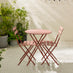 Cabo Pink Metal 2 Seat Garden Bistro Set