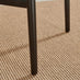 Leif Black Wood Rectangular Extending Table & 8 Caia Black Wishbone Dining Chairs