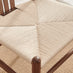 Penrose Walnut and Marble Effect Round Dining Table & 4 Walnut Caia Dining Chairs
