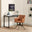 Calla Tan Faux Leather Swivel Office Chair