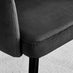 Carson White Marble Effect Dining Table & 4 Black Calla Black Leg Chairs