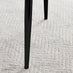 2x Calla Black Velvet Dining Chairs with Black Legs