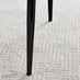 Carson White Marble Effect Dining Table & 4 Black Calla Black Leg Chairs