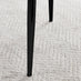 Novara Grey Concrete Effect Black Leg Round Dining Table & 4 Black Calla Black Leg Chairs